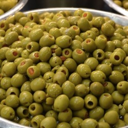 Pickled olives stuffed with...
