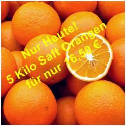 Saft Orangen  auch zum...