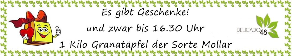 Nur Heute! bei jedem Einkauf als Geschenk